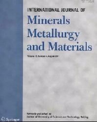 International Journal of Minerals Metallurgy and Materials